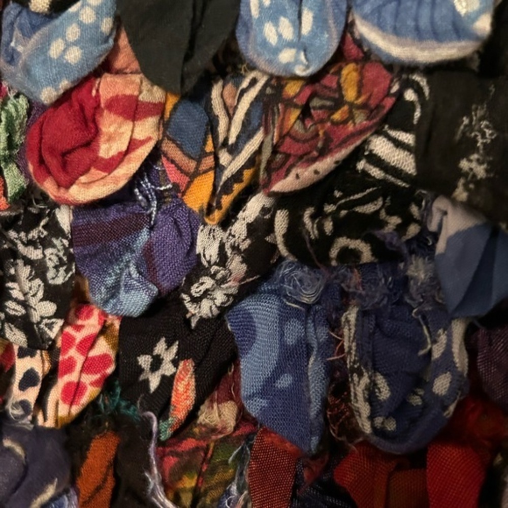 Jane Ashley Multicolor Patchwork Vest Wearable Ar… - image 4